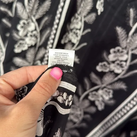 TUCKERNUCK Tnuck Beach Noir‎ Bloom Caftan Dress Coverup - Picture 11 of 12